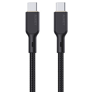 AUKEY CB-KCC102 USB-C Type-C Power Delivery PD 100 Вт 5 А 1,8 м Кевлар Черный