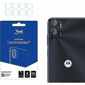 Гибридное стекло 3MK для объектива камеры 3MK Lens Protect Motorola Moto E22 [НАБОР из 4 шт.]
