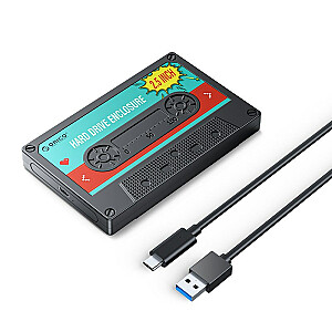 ORICO CASE SSD/HDD SATA 2,5 collu USB-C 6 GB/S, LENTE