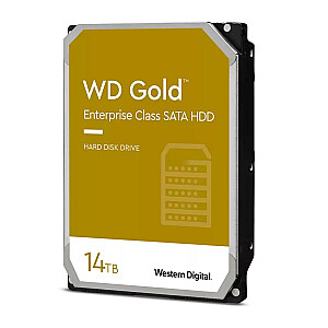 WD Gold 14TB 3,5" SATA cietais disks WD142KRYZ