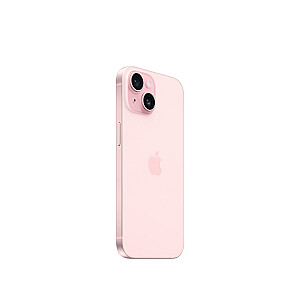 Apple iPhone 15 15,5 cm (6,1 collas) ar divām SIM kartēm iOS 17 5G C tipa USB 256 GB rozā krāsā