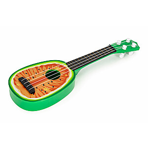 Bērnu ukuleles ģitāra, četras stīgas, arbūzs.