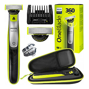 Philips Oneblade QP2734/20, 360 blade, 5-in-1 comb (1,2,3,4,5 mm), 60 min run time/4hour charging