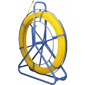 ExtraLink Pilot FRP stikla šķiedras kabelis kabeļa vilkšanai, 4,5 mm, 75 m, dzeltens, bez gredzeniem