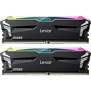 Atmiņa Lexar Ares RGB, DDR5, 32 GB, 7200 MHz, CL34 (D5U16G72C34LA-RGD)