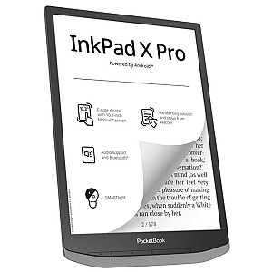 Электронная книга POCKETBOOK InkPad X Pro 10,3 дюйма 1872x1404 1xUSB-C Wireless LAN Bluetooth Серый PB1040D-M-WW