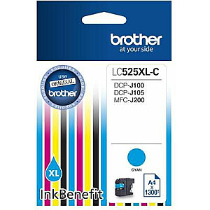 Оригинальные чернила Brother LC525XLC (голубой)