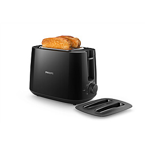 Philips Daily collection toaster HD2582/90 Power 900 W Number of slots 2 Housing material Plastic Black