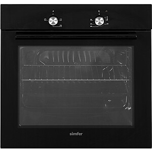 Simfer Oven 8004AERSP 62 L  Electric Manual Mechanical control Height 60 cm Width 60 cm Black