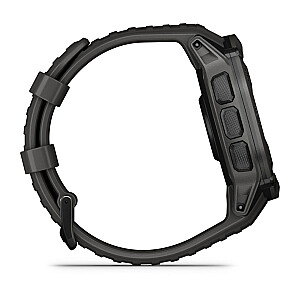 Garmin Instinct 2X Solar 2,79 см (1,1 дюйма) MIP 50 мм Цифровой сенсорный экран 176 x 176 пикселей Графитовый GPS (спутниковый)