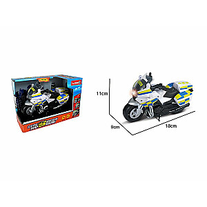 Motocikls policijas (skaņa, gaisma) 16 cm 579545