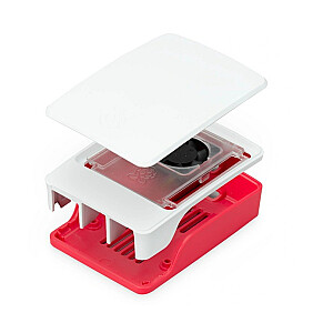 Raspberry Pi 5 sarkans/balts futrālis