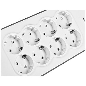 Belkin Surge Protector BSV804VF2M White 8 AC Outlets 2m