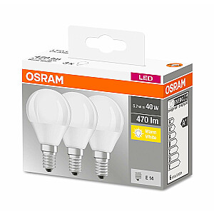 Светодиодная лампа 5.7Вт E14 3гб CLP40 Osram
