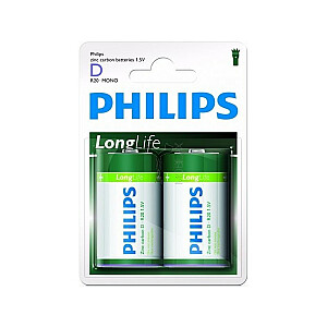 Baterija Philips D Longlife 2gb