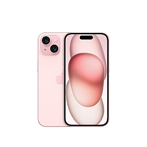 Apple iPhone 15 15,5 см (6,1 дюйма) с двумя SIM-картами iOS 17 5G USB Type-C 128 ГБ Розовый