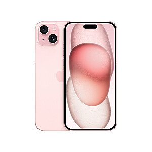 Apple iPhone 15 Plus, 17 cm (6,7 collas), divas SIM kartes, iOS 17, 5G, USB Type-C, 128 GB, rozā