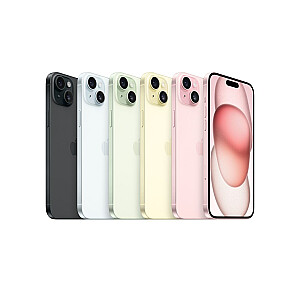 Apple iPhone 15 Plus, 17 cm (6,7 collas), divas SIM kartes, iOS 17, 5G, USB Type-C, 128 GB, zaļa