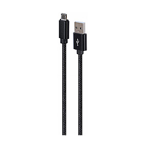 Kabelis Gembird USB-A Male - Micro-USB Male 1,8 м, черный