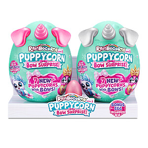 Набор плюшевых игрушек RAINBOCORNS "Sparkle Heart Surprise Combo", серия 6, "Puppycorn Surprise Bow", 2 шт, 9275