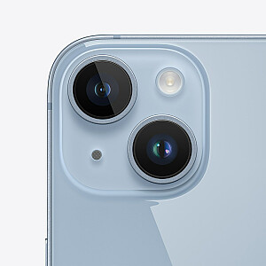 Apple iPhone 14 15,5 cm (6,1 collas) ar divām SIM kartēm iOS 16 5G 128 GB zilā krāsā