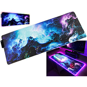 Goodbuy Cosmic Waves spēļu peles paliktnis RGB | 800 x 300| 7 režīmi