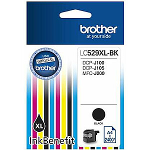 Oriģinālā Brother LC529XLBK tinte (melna)