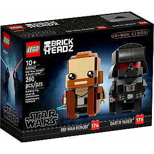 LEGO BrickHeadz Obi-Wan Kenobi un Darth Vader (40547)