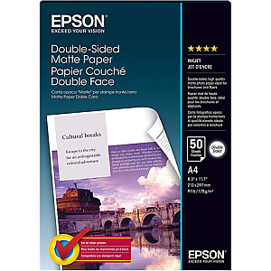 Epson Double Sided Matte Paper - A4 - 50 Sheets A4