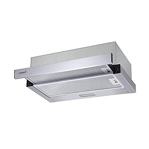 CATA TFB-5160 X Hood, Energy efficiency class C, Width 59.5 cm, Max 297 m³/h, Mechanical control, LED, Stainless steel CATA