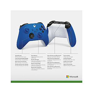 Беспроводной геймпад Microsoft Xbox — ярко-синий