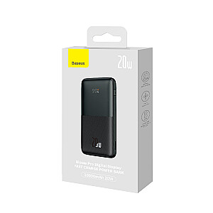 Powerbank Baseus Bipow Pro 10000mAh, 2xUSB, USB-C, 20W (black)