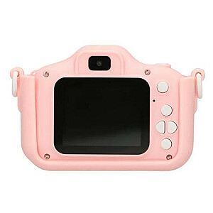 Bērnu fotokamera Extralink h27 dual, rozā