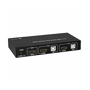 Techly 2/1 HDMI KVM-переключатель