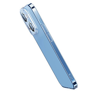 Чехол для телефона Baseus Crystal + закаленное стекло для iPhone 14 (прозрачный)