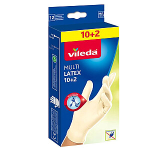 Перчатки Vileda Multi Latex 10+2 M/L 1 шт. 86222