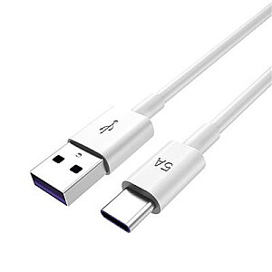 KAKUSIGA KSC-110 USB-C uz USB-C kabelis 5A | 100W balts