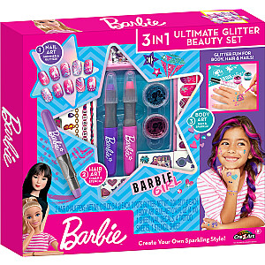 BARBIE Комплект для макияжа "3 in 1 Ultimate Glitter"