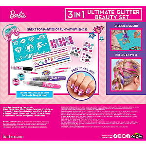 BARBIE Kosmētikas komplekts Ultimate Glitter