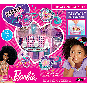 BARBIE Комплект для макияжа "Sparkling Sweet Heart Lip Gloss Lockets"