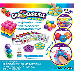 CRA-Z-ART Cra-Z-Crackle DIY plastilīna komplekts