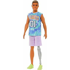 Кукла Barbie Mattel Ken Fashionistas 212 с протезом ноги HJT11