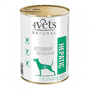 4VETS Natural Hepatic Dog - mitrā suņu barība - 400 g