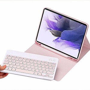 Чехол для планшета Strado с клавиатурой для Samsung Galaxy Tab S7 FE/S7 Plus — CFS7FE (розовый) универсальный