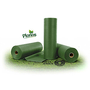 Садовый агротекстиль 1,6м х 100м + 100 штырей Plonos - зеленый