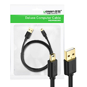 Kabelis USB 2.0 UGREEN 10355B, male, mini USB, 1m