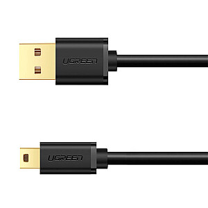 Kabelis USB 2.0 UGREEN 10355B, male, mini USB, 1m