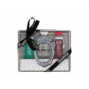 Komplekts Travel With Flavour  Toothpaste Set : Classic Strong Mint 25 ml + Whitening Mint 25 ml + Cinnamon Mint 25 ml