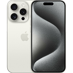 Viedtālrunis Apple iPhone 15 Pro 256 GB White Titanium (MTV43)