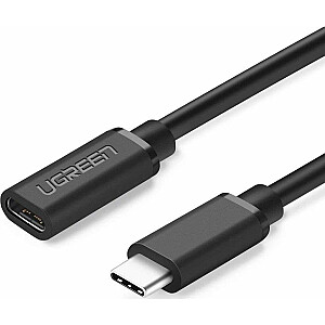 Ugreen USB-C uz USB-C USB kabelis 0,5 m melns (40574)